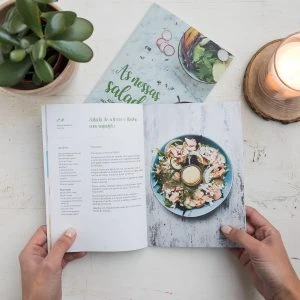Produção livros de receitas - As nossas saladas