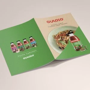 Produção booklet receitas - Guloso