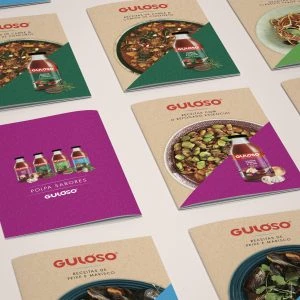 Produção booklet receitas - Guloso